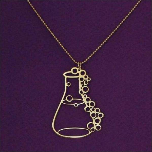 Collier Erlenmeyer Fiole Potion - Maison de la Science