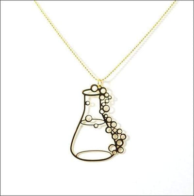 Collier Erlenmeyer Fiole Potion - Maison de la Science