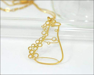 Collier Erlenmeyer Fiole Potion - Maison de la Science