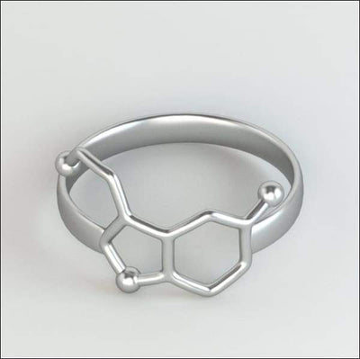 Bague Anneau Molécule Dopamine - Maison de la Science